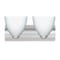 Besa Lighting Sasha Vanity, Opal Matte, Satin Nickel Finish, 2x60W Incandescent 2WZ-757207-SN - alternate 1